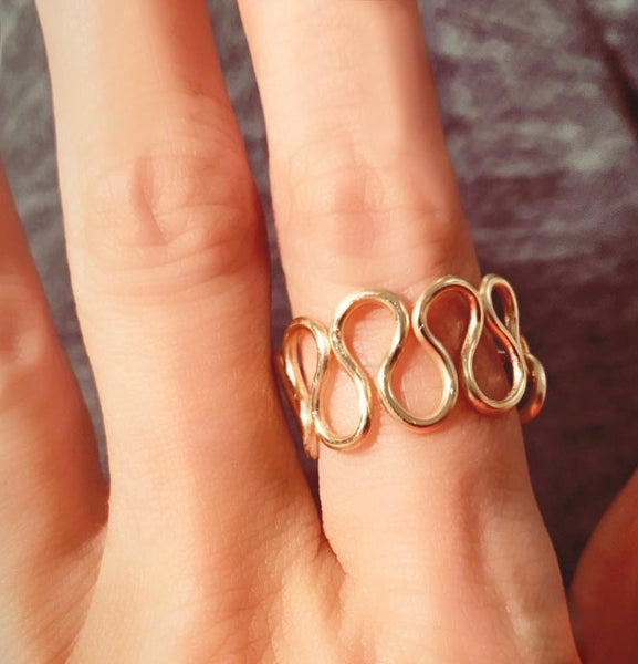 Wire Wave Ring