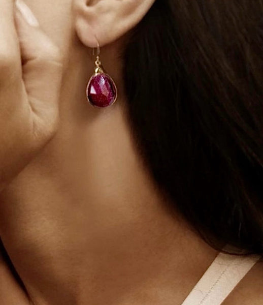 Ruby Earrings
