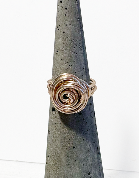 Gold Filled Wire Flower Ring