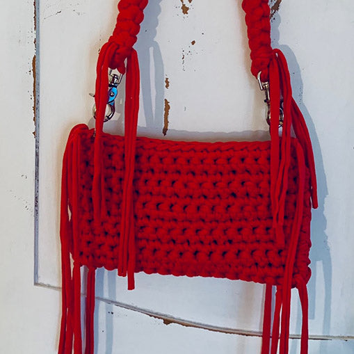 T-shirt Yarn Original Crochet Purse