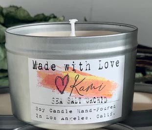 Sea Salt Orchid Soy Candle