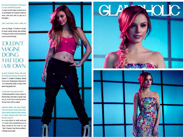 Cher Lloyd on Glamaholic Magazine