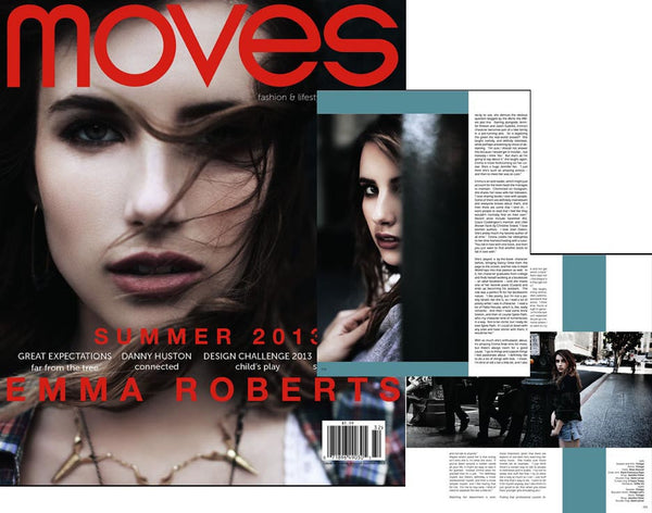 Emma Roberts in Moves Magazine