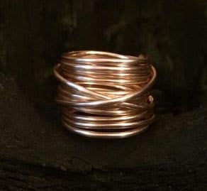 Gold Filled Simplicity Overlap Ring